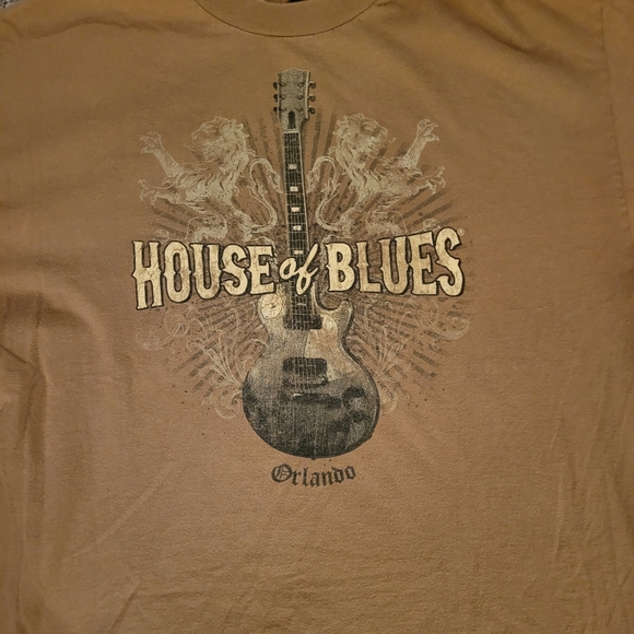 Vintage HOUSE OF BLUES 'ORLANDO' GRAPHIC T-SHIRT - X Large - Picture 3 of 6
